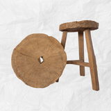 Wagon Wheel Stool